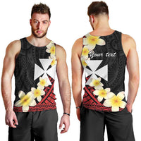 Uvea Chiefdom Wallis and Futuna Personalized Men Tank Top Frangipani Flowers Polynesian Pattern LT9 - Polynesian Pride
