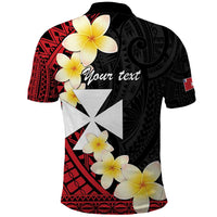 Uvea Chiefdom Wallis and Futuna Personalized Polo Shirt Frangipani Flowers Polynesian Pattern LT9 - Polynesian Pride