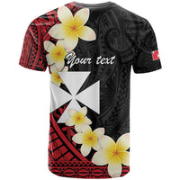 Uvea Chiefdom Wallis and Futuna Personalized T Shirt Frangipani Flowers Polynesian Pattern LT9 - Polynesian Pride