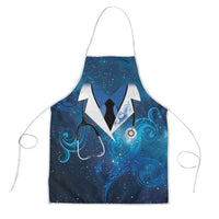 New Zealand Nurses RN Apron Galaxy Stethoscope Maori Motif LT9 Galaxy - Polynesian Pride