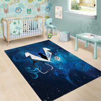 New Zealand Nurses RN Area Rug Galaxy Stethoscope Maori Motif LT9 - Polynesian Pride