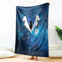 New Zealand Nurses RN Blanket Galaxy Stethoscope Maori Motif LT9 - Polynesian Pride