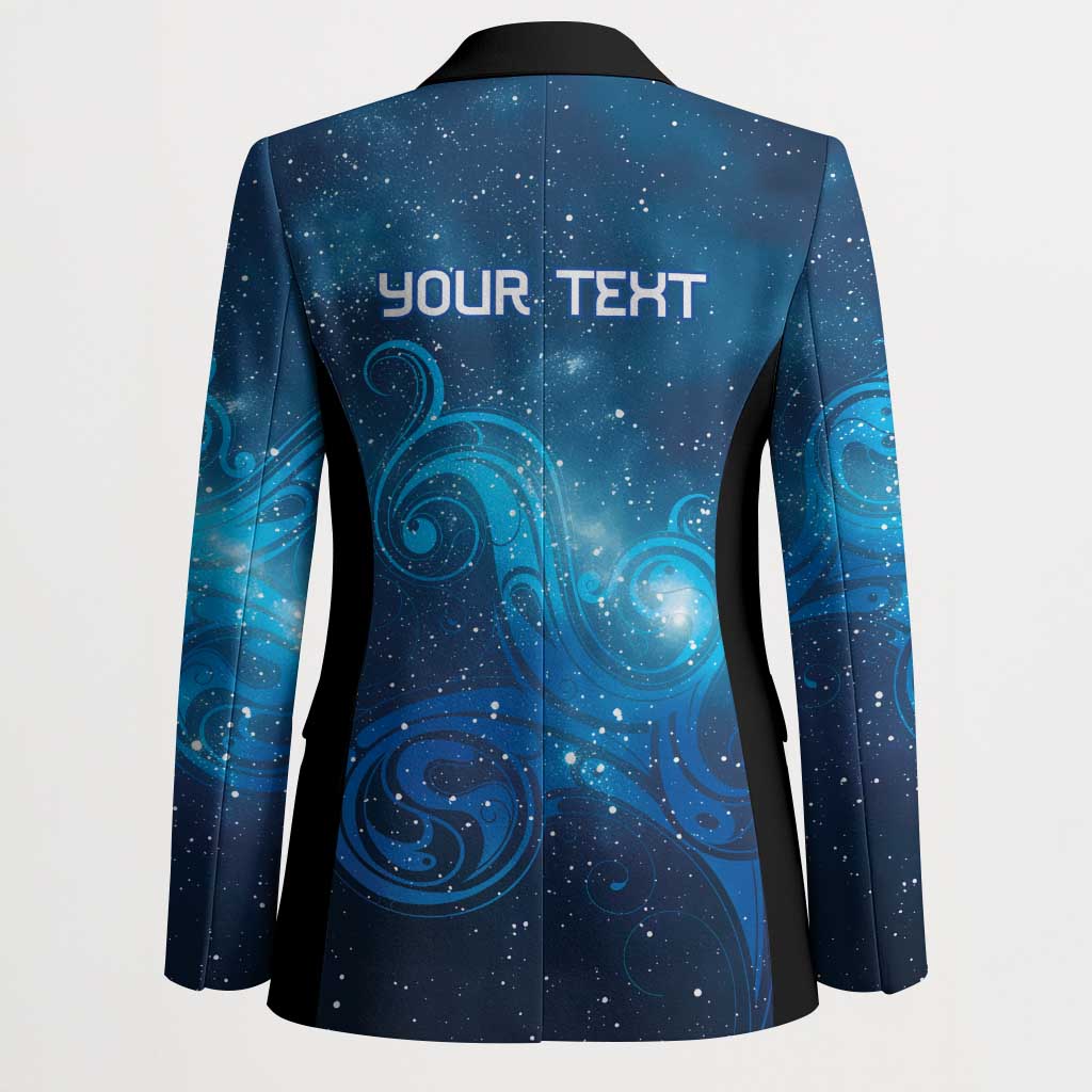 New Zealand Nurses RN Personalised Blazer Galaxy Stethoscope Maori Motif LT9 - Polynesian Pride