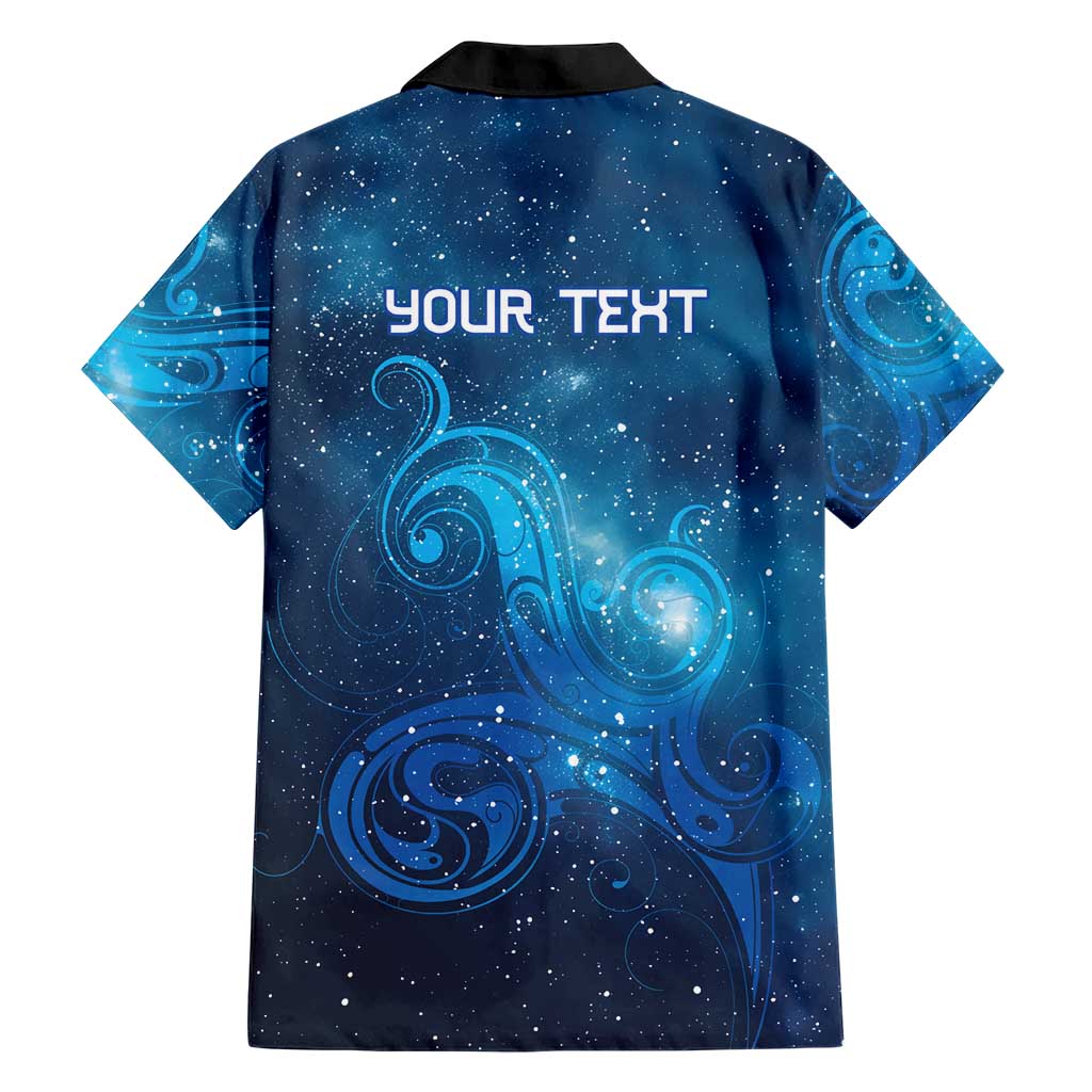 New Zealand Nurses RN Personalised Hawaiian Shirt Galaxy Stethoscope Maori Motif LT9 - Polynesian Pride