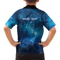 New Zealand Nurses RN Personalised Hawaiian Shirt Galaxy Stethoscope Maori Motif LT9 - Polynesian Pride