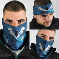 New Zealand Nurses RN Neck Gaiter Galaxy Stethoscope Maori Motif LT9 - Polynesian Pride