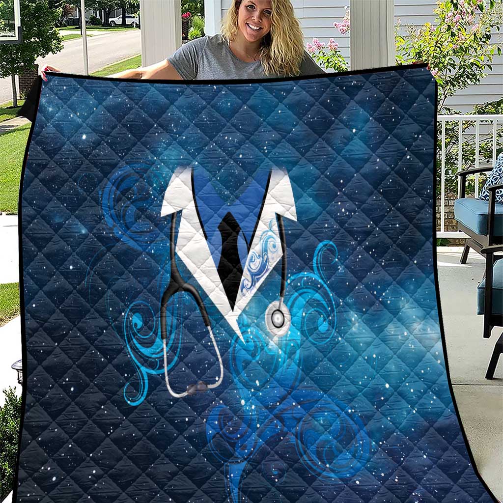 New Zealand Nurses RN Quilt Galaxy Stethoscope Maori Motif LT9 Galaxy - Polynesian Pride