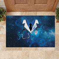 New Zealand Nurses RN Rubber Doormat Galaxy Stethoscope Maori Motif LT9 Galaxy - Polynesian Pride