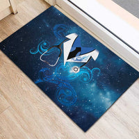 New Zealand Nurses RN Rubber Doormat Galaxy Stethoscope Maori Motif LT9 - Polynesian Pride