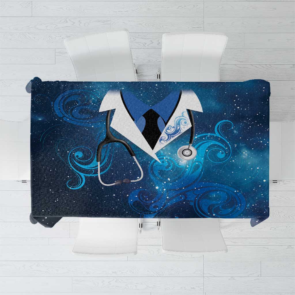New Zealand Nurses RN Tablecloth Galaxy Stethoscope Maori Motif LT9 Galaxy - Polynesian Pride