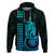 Custom Hawaii Hoodie King Kamehameha Aqua LT9 Pullover Hoodie Aqua - Polynesian Pride