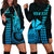 Custom Hawaii Hoodie Dress King Kamehameha - Aqua LT9 - Polynesian Pride