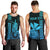 Custom Hawaii Men Tank Top King Kamehameha - Aqua LT9 - Polynesian Pride