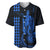 Custom Hawaii Baseball Jersey King Kamehameha - Blue LT9 Blue - Polynesian Pride