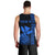 Custom Hawaii Men Tank Top King Kamehameha - Blue LT9 - Polynesian Pride