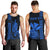 Custom Hawaii Men Tank Top King Kamehameha - Blue LT9 - Polynesian Pride