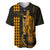 Custom Hawaii Baseball Jersey King Kamehameha - Gold LT9 Gold - Polynesian Pride