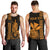 Custom Hawaii Men Tank Top King Kamehameha - Gold LT9 - Polynesian Pride