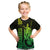 Custom Hawaii Kid T Shirt King Kamehameha - Lime LT9 Lime - Polynesian Pride