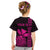 Custom Hawaii Kid T Shirt King Kamehameha - Pink LT9 - Polynesian Pride