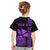 Custom Hawaii Kid T Shirt King Kamehameha - Purple LT9 - Polynesian Pride