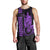 Custom Hawaii Men Tank Top King Kamehameha - Purple LT9 - Polynesian Pride