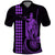 Custom Hawaii Polo Shirt King Kamehameha Purple LT9 Purple - Polynesian Pride