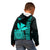 Custom Hawaii Kid Hoodie King Kamehameha - Turquoise LT9 - Polynesian Pride