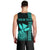 Custom Hawaii Men Tank Top King Kamehameha - Turquoise LT9 - Polynesian Pride