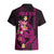 Custom Polynesian Hawaiian Shirt Hawaiian Warriors with Tribal Shark Tattoos - Pink LT9 - Polynesian Pride