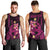 Custom Polynesian Men Tank Top Hawaiian Warriors with Tribal Shark Tattoos - Pink LT9 - Polynesian Pride