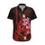 Custom Polynesian Hawaiian Shirt Hawaiian Warriors with Tribal Shark Tattoos - Red LT9 Red - Polynesian Pride