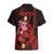 Custom Polynesian Hawaiian Shirt Hawaiian Warriors with Tribal Shark Tattoos - Red LT9 - Polynesian Pride