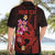 Custom Polynesian Hawaiian Shirt Hawaiian Warriors with Tribal Shark Tattoos - Red LT9 - Polynesian Pride