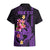 Custom Polynesian Hawaiian Shirt Hawaiian Warriors with Tribal Shark Tattoos - Purple LT9 - Polynesian Pride