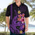 Custom Polynesian Hawaiian Shirt Hawaiian Warriors with Tribal Shark Tattoos - Purple LT9 - Polynesian Pride