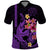 Custom Polynesian Polo Shirt Hawaiian Warriors with Tribal Shark Tattoos Purple LT9 Purple - Polynesian Pride