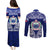 Personalised Samoa Coat Of Arms Couples Matching Puletasi and Long Sleeve Button Shirt With Polynesian Pattern Version