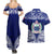 Personalised Samoa Coat Of Arms Couples Matching Summer Maxi Dress and Hawaiian Shirt With Polynesian Pattern Version