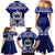 Personalised Samoa Coat Of Arms Family Matching Mermaid Dress and Hawaiian Shirt With Polynesian Pattern Version