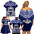 Personalised Samoa Coat Of Arms Family Matching Off Shoulder Short Dress and Hawaiian Shirt With Polynesian Pattern Version