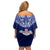 Personalised Samoa Coat Of Arms Family Matching Off Shoulder Short Dress and Hawaiian Shirt With Polynesian Pattern Version