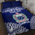 Personalised Samoa Coat Of Arms Quilt Bed Set With Polynesian Pattern Version