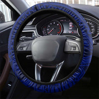 Samoa Coat Of Arms Steering Wheel Cover With Polynesian Pattern Version LT9 - Polynesian Pride