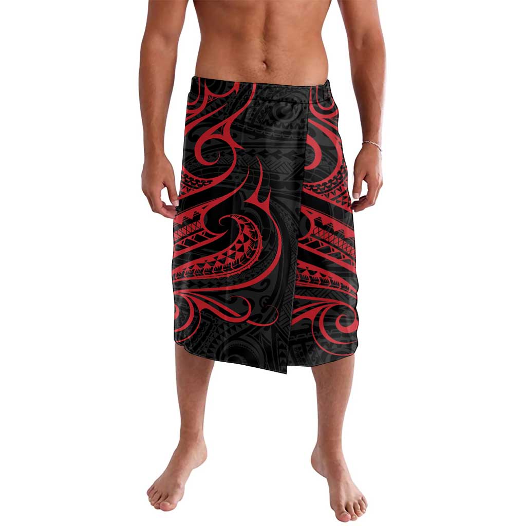 Tahitian Coat Of Arm and Tiare Flower Lavalava Polynesian Tribal Tattoo LT9 Black - Polynesian Pride