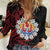 Tahitian Coat Of Arm and Tiare Flower Women Casual Shirt Polynesian Tribal Tattoo