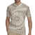 Tahitian Tiare Flower Rugby Jersey Beige Polynesian Pattern