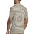 Tahitian Tiare Flower Rugby Jersey Beige Polynesian Pattern