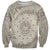 Tahitian Tiare Flower Sweatshirt Beige Polynesian Pattern