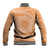 Tahitian Tiare Flower Baseball Jacket Gold Polynesian Pattern